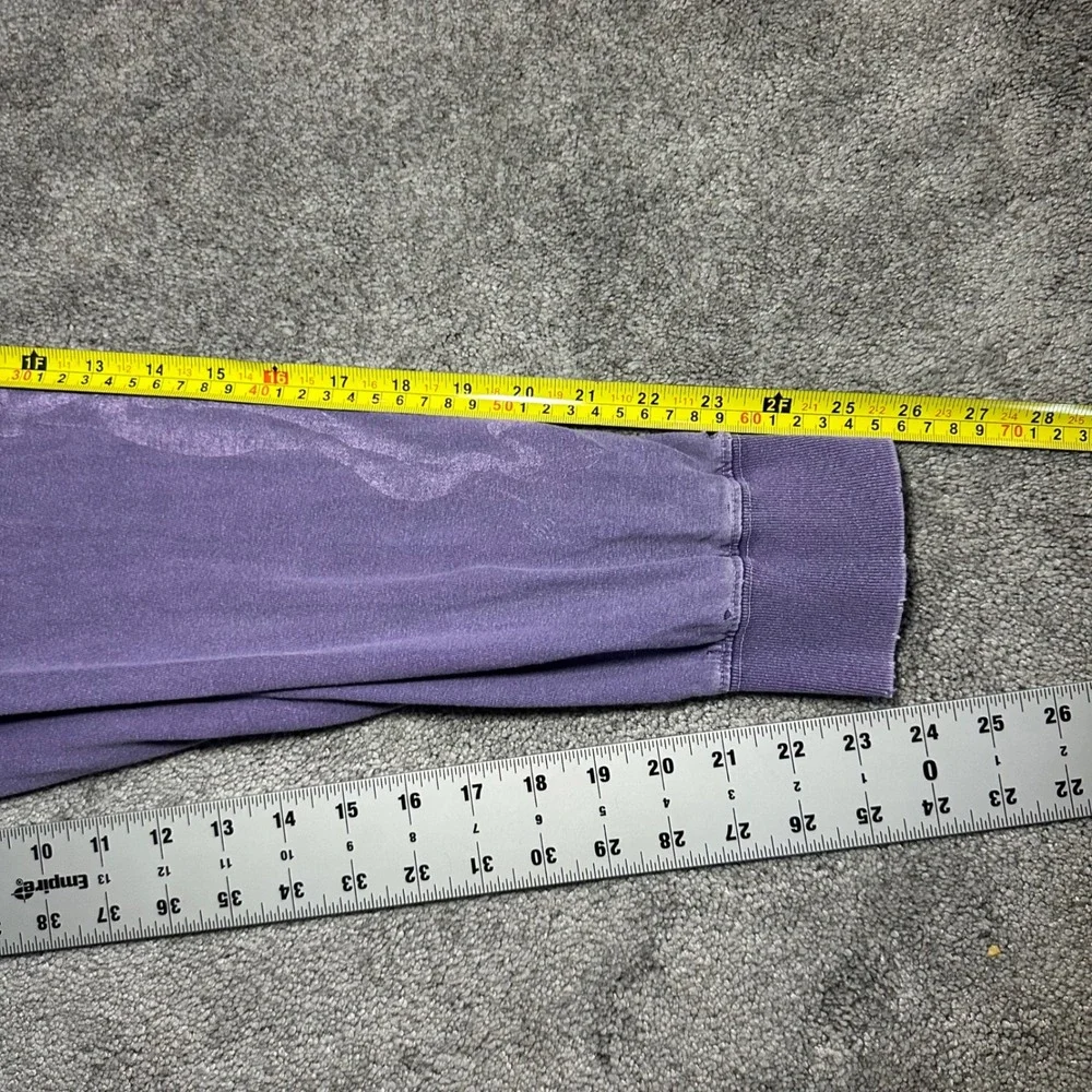 Stussy Medusa T-Shirt Men Medium Purple Long Sleeve Distressed Faded Streetwear - Picture 15 of 16